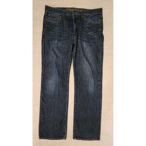 American Eagle Original Straight Jeans Men's 33x32 Dark Wash Next Level AirFlex